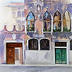 gothic building in venice
				