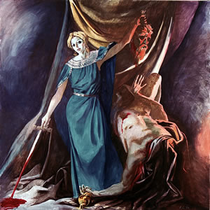 Judith beheading Holophernes, painting