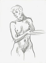 studio per la figura di Erodiade