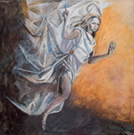 giovane donna in un'edicola