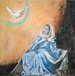 giovane donna in un'edicola