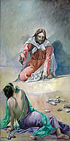 Jesus and the woman taken in adultery